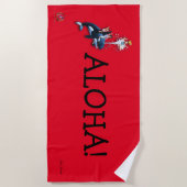 Serviette De Plage Beach Towel ALOHA ! 2 (Devant)
