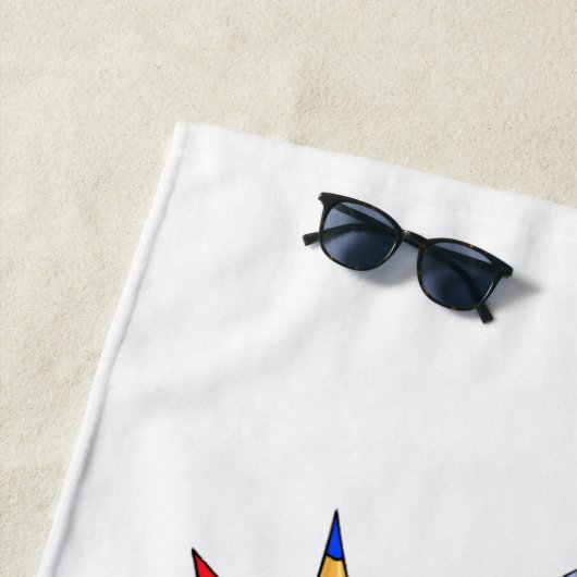 Serviette De Plage Beach Towel Back to School est Cool (En situation)