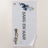 Serviette De Plage Beach Towel HANG FIN MAN! (Devant)