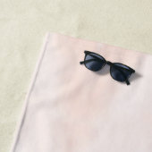 Serviette De Plage Beach towel, Monogrammed, Wedding gift (En situation)