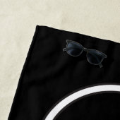 Serviette De Plage Beach Towel Music is Life (En situation)