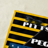 Serviette De Plage Beach Towel Pittsburgh Photos PERSONNALISER (En situation)