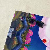 Serviette De Plage Beach Towel Princess Eviana "Belles choses..." (En situation)