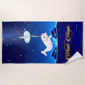 Serviette De Plage Beach Towel Princess of Whales "Ballet céleste" (Devant)