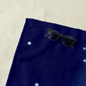 Serviette De Plage Beach Towel Princess of Whales "Ballet céleste" (En situation)