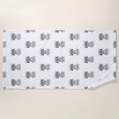 Serviette De Plage Beach Towel - Repeating Logo (Devant)