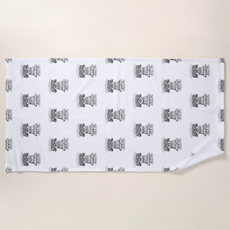 Serviette De Plage Beach Towel - Repeating Logo