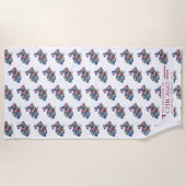 Serviette De Plage Beach Towel - Rita (Devant)