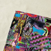 Serviette De Plage Beach Towel – Urban Fractals (En situation)