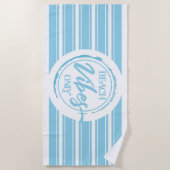 Serviette de plage Beach Vibes (Devant)