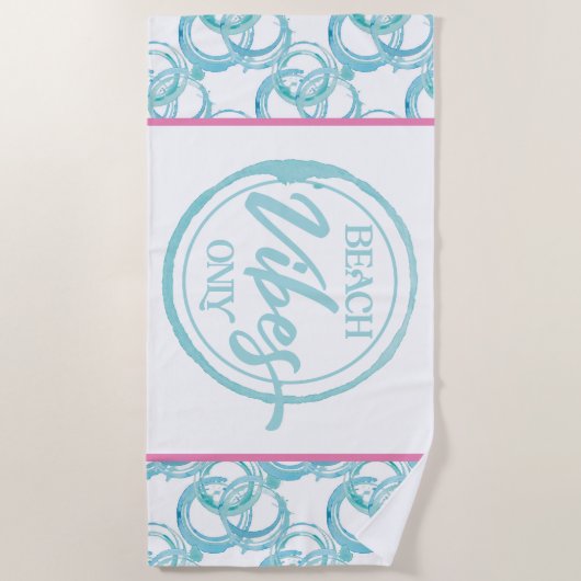 Serviette De Plage Beach Vibes Beach Towel (Devant)