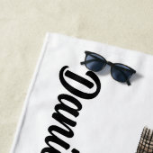 Serviette De Plage Beach Vibes Cactus Beach Towne (En situation)