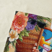 Serviette De Plage Beachside Bernese Bliss : Chien Cool avec lunettes (En situation)