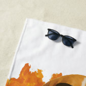Serviette De Plage Beagle (En situation)