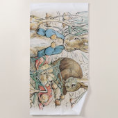 Serviette De Plage Beatrix Potter Peter Rabbit et Benjamin Bunny (Devant)