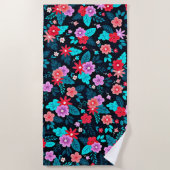 Serviette De Plage Beau arrangement Ditsy Floral Pattern-56576 (Devant)
