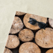 Serviette De Plage beau bois (En situation)