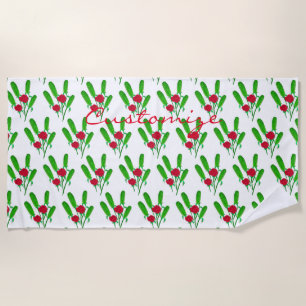 Serviette De Plage Beau bouquet de Pickle avec RosesThunder_Cove
