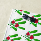 Serviette De Plage Beau bouquet de Pickle avec RosesThunder_Cove (En situation)