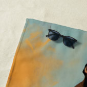 Serviette De Plage Beau Malinois allemand (En situation)