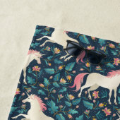 Serviette De Plage Beau motif magique de licorne (En situation)