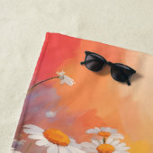 Serviette De Plage Beau Puffin Dans Le Champ Maisy (En situation)