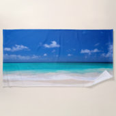 Serviette De Plage Beau Surf De Sable De Plage (Devant)