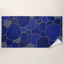 Serviette de plage - Beauté bleue