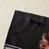 Serviette De Plage Beauté Boire la pointe vers le haut (En situation)