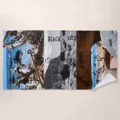 Serviette De Plage beauté Nouvelle Zélande de plage de makatu (Devant)