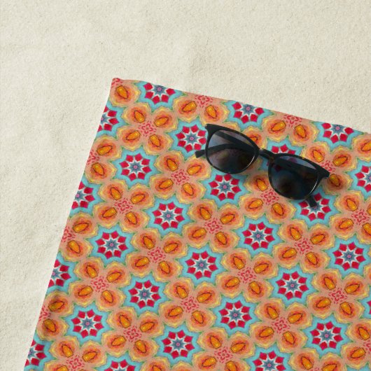 Serviette De Plage Beauté Vibrante (En situation)