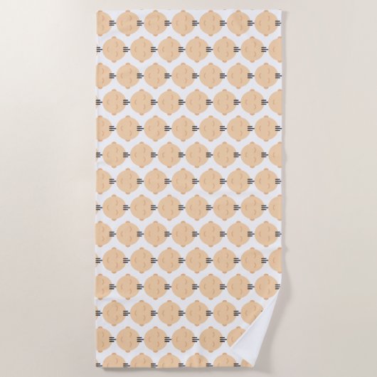 Serviette De Plage bébé (Devant)