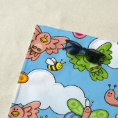 Serviette De Plage Bébé Animaux Arrière - plan (En situation)