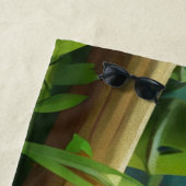 Serviette De Plage Bébé Panda Ours Art pour enfants (En situation)