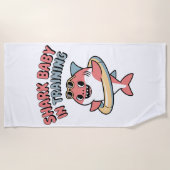 Serviette De Plage Bébé requin en formation | Enfants (Devant)