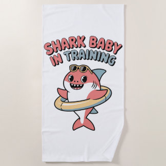 Serviette De Plage Bébé requin en formation | Enfants