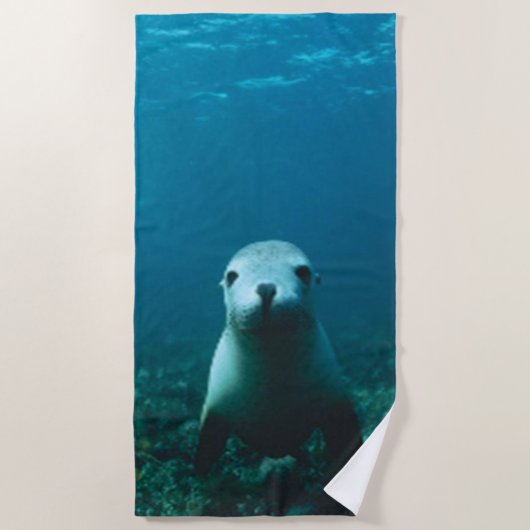SERVIETTE DE PLAGE BÉBÉ SEAL (Devant)