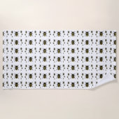 Serviette De Plage Bécasseau de dendroctone (Devant)