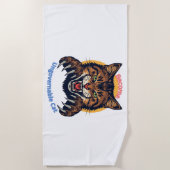 Serviette De Plage Become Ungovernable Cat (Devant)