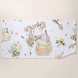 Serviette De Plage Bee art