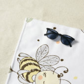 Serviette De Plage Bee art (En situation)