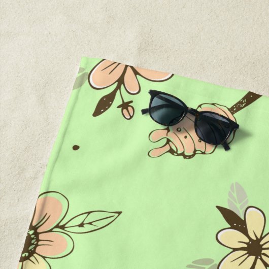 Serviette De Plage Bee Artwork (En situation)