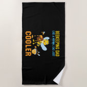 Serviette De Plage Beekeeper Art BeeKeeping Papa (Devant)