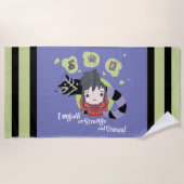 Serviette De Plage Beetlejuice | Chibi Lydia "Strange and Unusual" (Devant)
