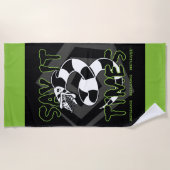 Serviette De Plage Beetlejuice | Say It 3 Times (Devant)