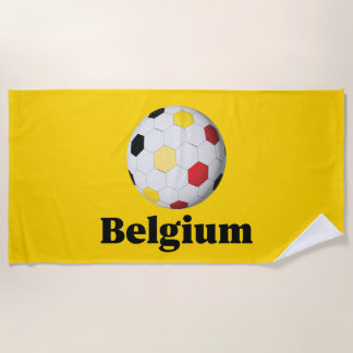 Serviette De Plage Begium Soccer
