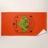 Serviette De Plage Bell Tent Glamping (Devant)