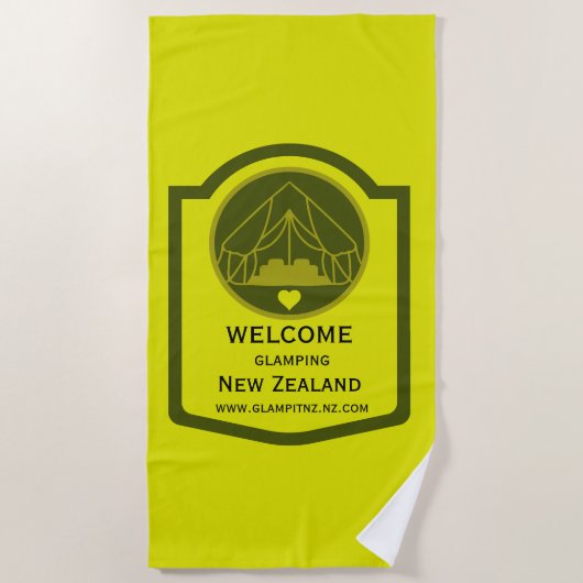 Serviette De Plage Bell Tent Glamping (Devant)