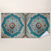 Serviette De Plage Belle collection turque Old Motif tendance (Devant)