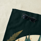 Serviette De Plage Belle Femme (En situation)